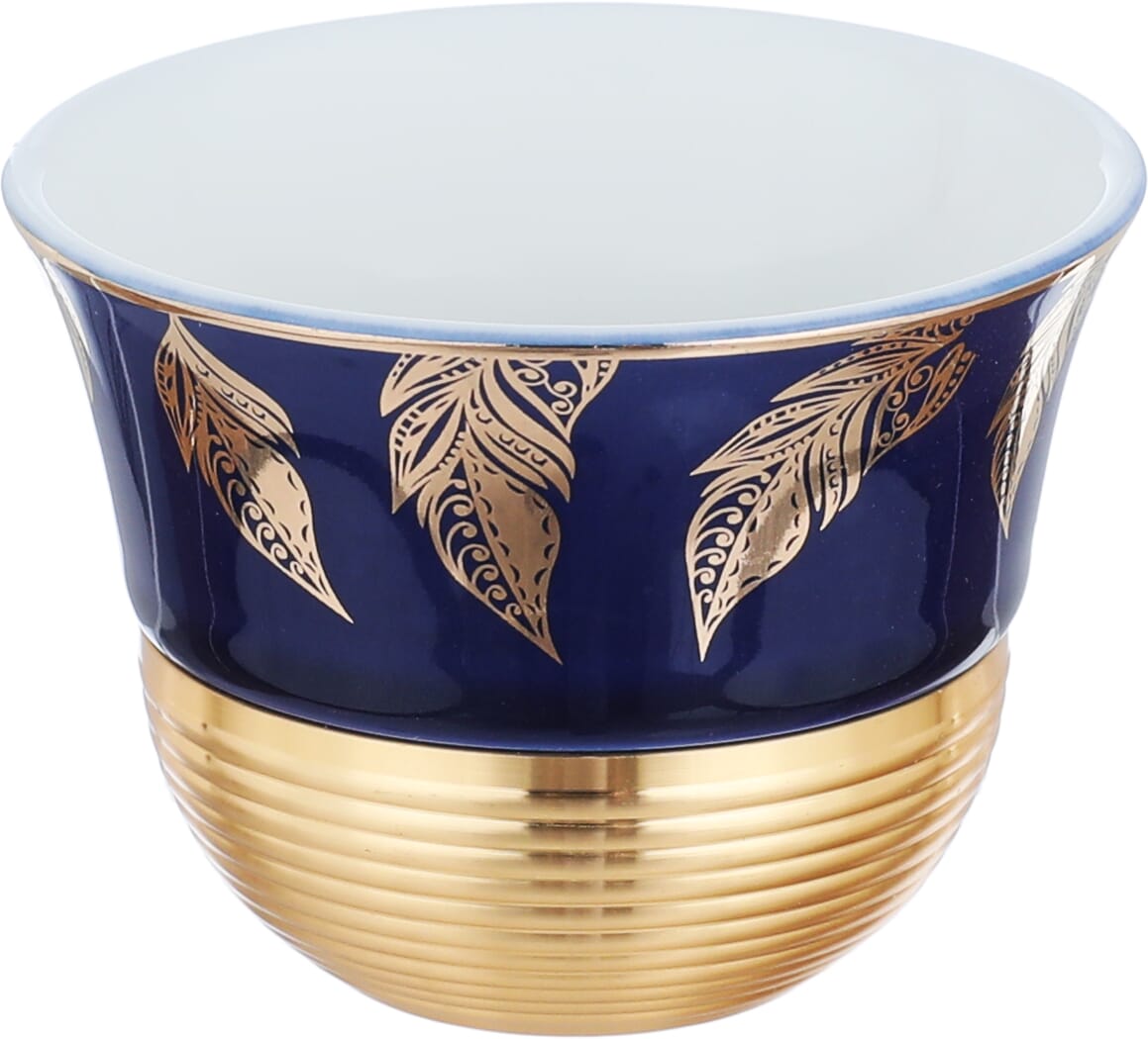 Al Saif Gallery Porcelain Arabic Coffee Cups Set, 12 Pieces - Blue product image 2
