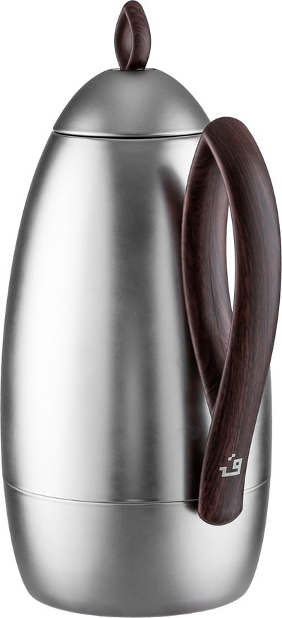 Al Saif Gallery Al Ola Thermos Set, 21 Pieces, with Serving Tray, Tea & Coffee Cups - Silver product image 5