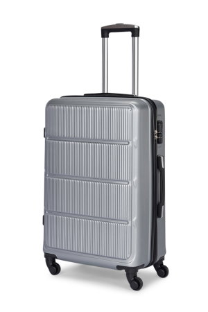 طقم شنط سفر ABS ليمرا، 3 مقاسات، 4 عجلات، قفل ارقام، WM-193 - فضي product image 2
