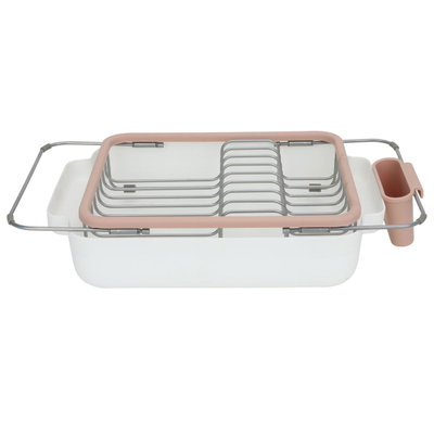 Al Saif Gallery Stainless Steel Plate Stand, Plastic Base - Silver product image 2