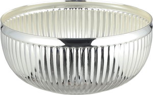 تمرية ستانلس ستيل زجاج السيف غاليري، غطاء دائري، 11 سم - فضي لامع شفاف product image 2