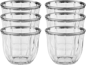 طقم فناجين قهوة سعودية زجاج السيف غاليري، 6 قطع، 60 مل - شفاف product image