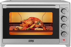 فرن كهربائي ويننج ستار، 75 لتر، 2800 واط، ST-9794 - فضي product image