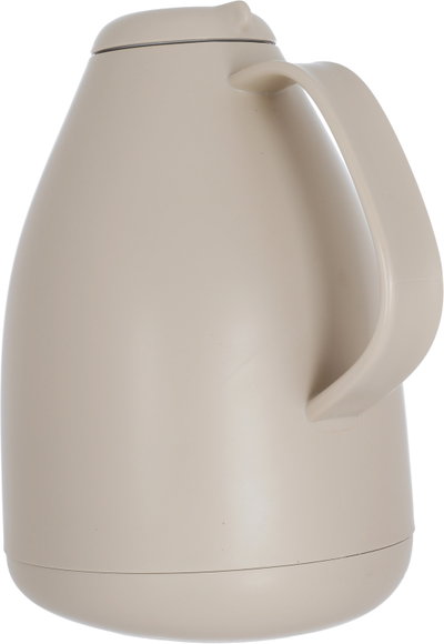 Elegance Penguin Thermos, 1 liter, compressor, thermal glass inner container, plastic outer shell - light brown product image 4