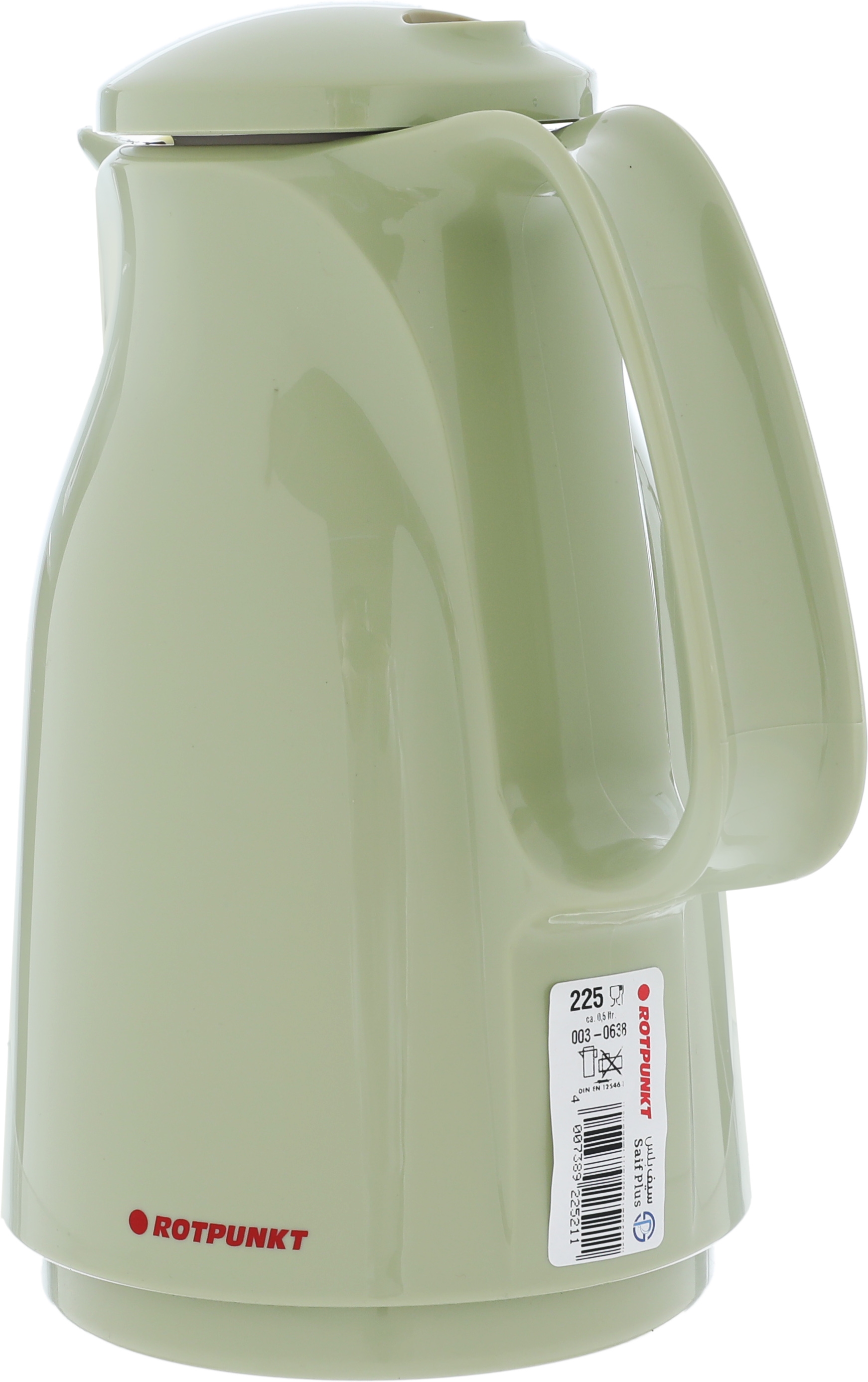 ترمس روتبونت، 0.5 لتر، حافظة داخلية زجاج، هيكل خارجي بلاستيك - اخضر product image 2