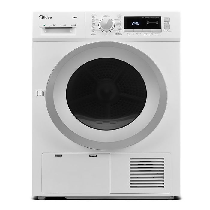 Midea Mdg80C Tumble Dryer, 8 Kg, Front Load, 16 Programs - White product image 1