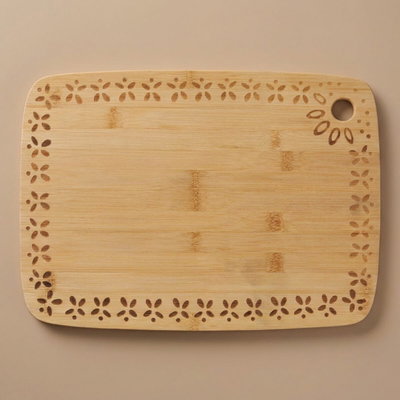 Al Saif Gallery Wood Cutting Board, Rectangle - Brown product image 1
