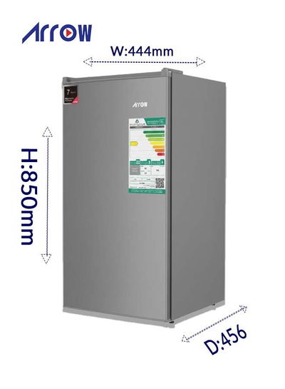 ثلاجة ميني بار ارو، 83 لتر، 2.9 قدم، RO-130RDS - رمادي product image 5