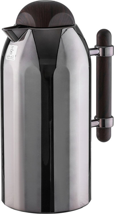 Al Saif Gallery Terhab Thermos Set, 21 Pieces, Cups with Saucers, Coffee Cups, Saucers, Wooden Handle - Black Wooden product image 5