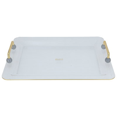 طقم ترامس زجاج السيف غاليري، قطعتين مع طوفرية اكريليك - ذهبي product image 3