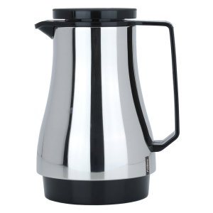 Helios Thermal Glass Thermos, 600 ml - Silver/Black product image