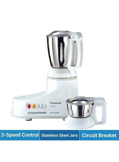 Panasonic MX-AC210S Electric Blender, 1000 Watts, 1 Liter, 3 Speeds - White product image 3