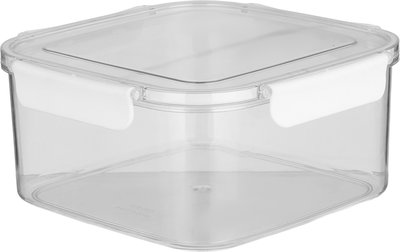 Al Saif Gallery Plastic Lid Box Set, 3 Pieces - Clear White product image 3