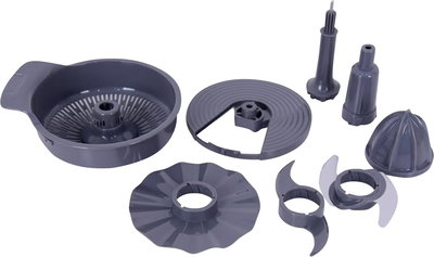 محضر طعام رويال، 500 واط، 1.5/1.2 لتر، RA-FP2120 - فضي اسود product image 3