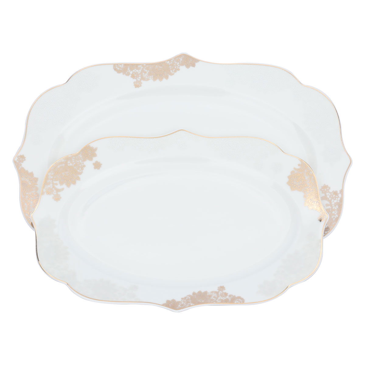 طقم سفرة بورسلان السيف غاليري، 166 قطعة - أبيض product image 5