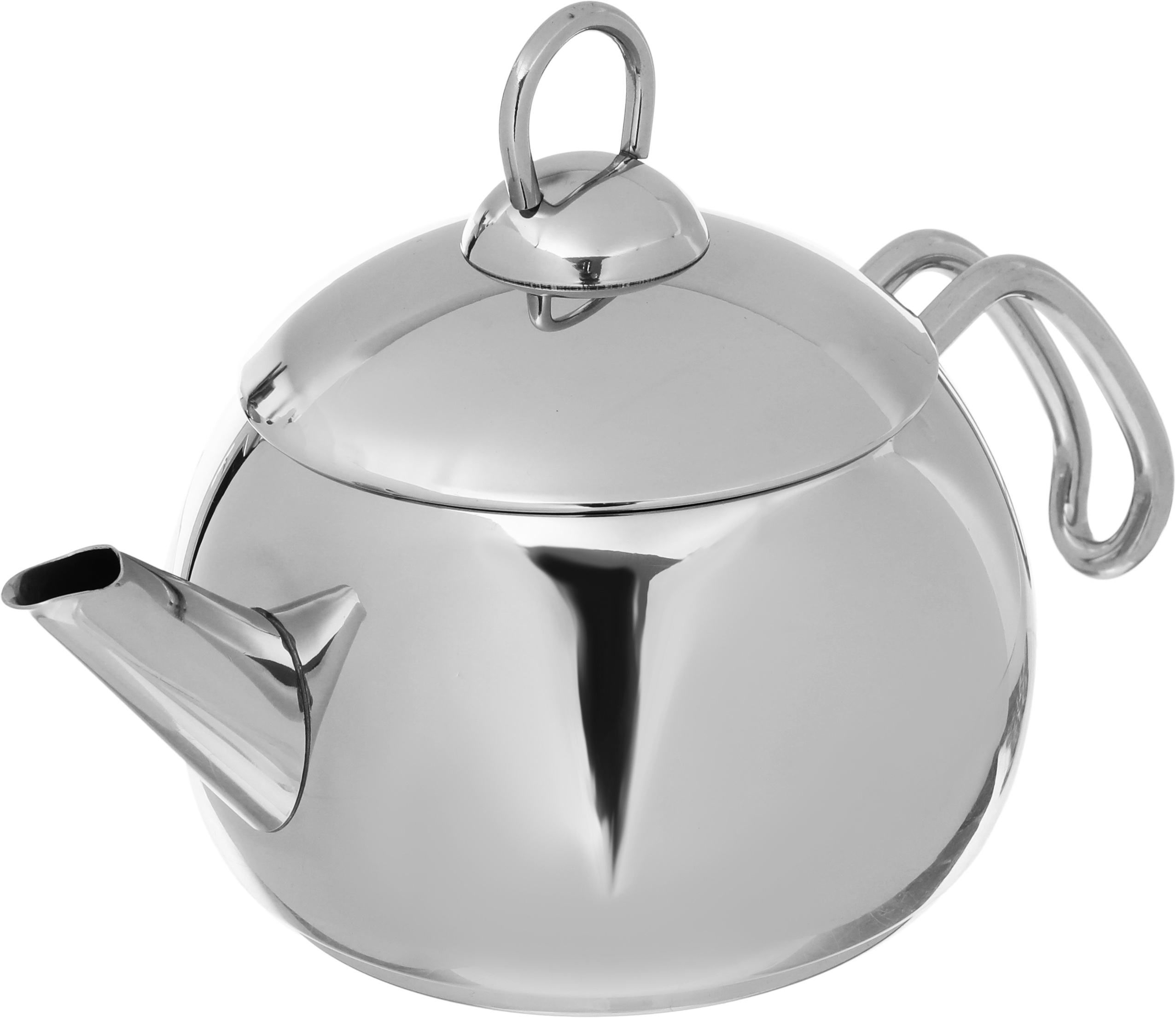 korkmaz Double Steel Turkish Tea Set, 1.1/2 Liter - Silver product image 3