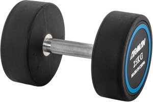دامبل رفع اثقال ارمان، 25 كيلو، للتمرينات الرياضية، مقبض فضي مريح - اسود فضي product image