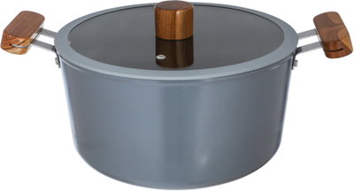 Tornado Ceramic Cookware Set, 7 Pieces - Dark Grey product image 3
