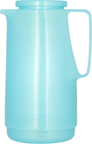 Rotpont glass thermos, 1 liter, plastic outer shell - light turquoise product image