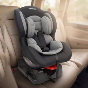 Fun Moment Child Car Seat, Up to 4 Years, Adjustable, Safety Harness - Black/Gray product image