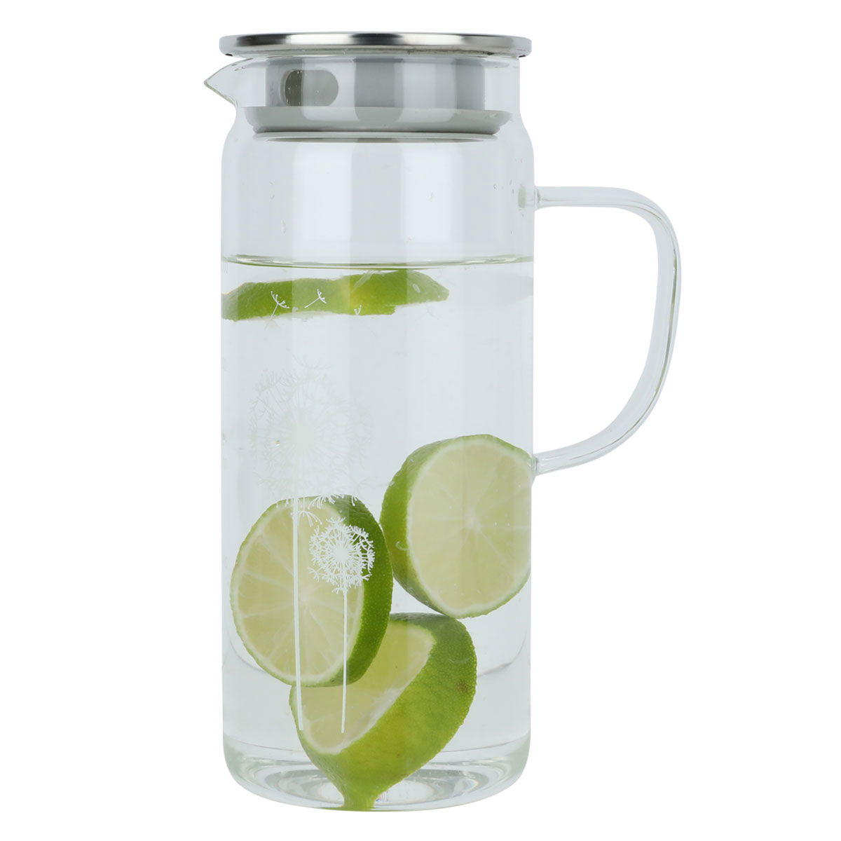 جيك زجاج السيف غاليري، بغطاء استيل، 1800 مل - شفاف product image