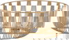 سخان طعام ستاينلس استيل السيف غاليري، 30×30×36 سم، دائري - فضي ذهبي product image 3