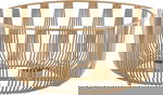 سخان طعام ستاينلس استيل السيف غاليري، 30×30×36 سم، دائري - فضي ذهبي product image 3