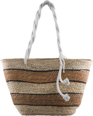 شنطة خوص السيف غاليري، 47x17x30 سم - بيج ابيض product image