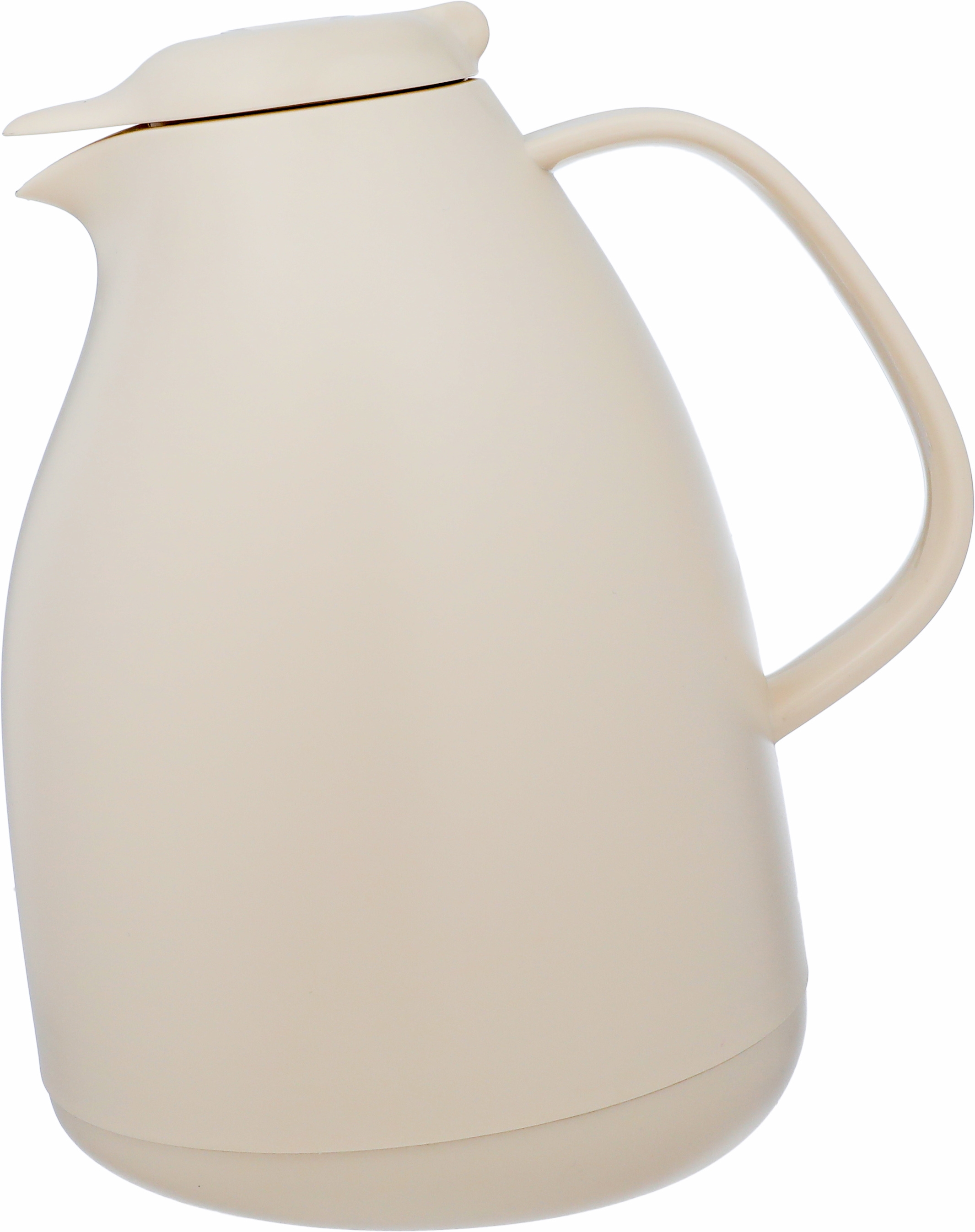 Al Saif Gallery thermos, 1 liter, thermal glass inner container, plastic outer shell - beige product image