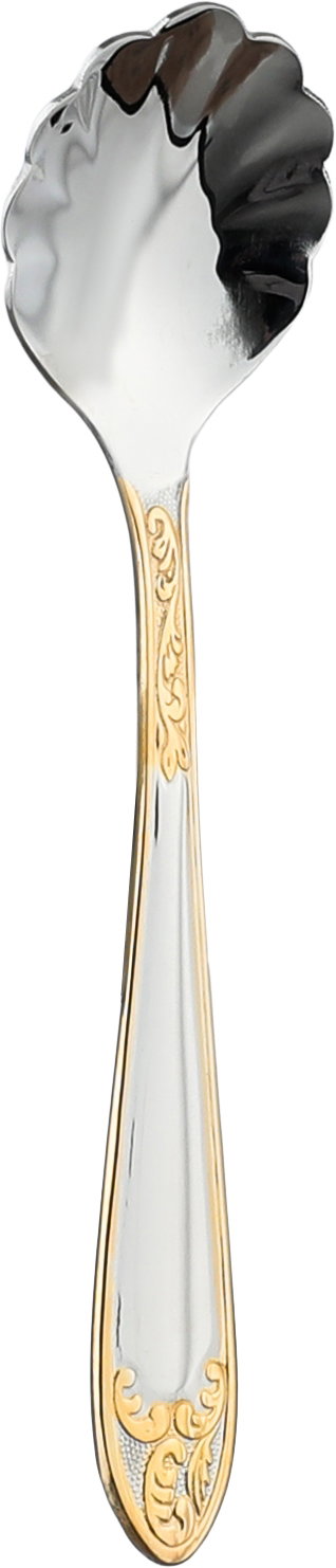 طقم شنطة ملاعق ستانلس استيل، 72 قطعة - فضي بذهبي product image 6