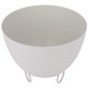 Al Saif Gallery Plated Iron Bowl, 25x25x21, Deep, with Legs - Light Gray product image 2