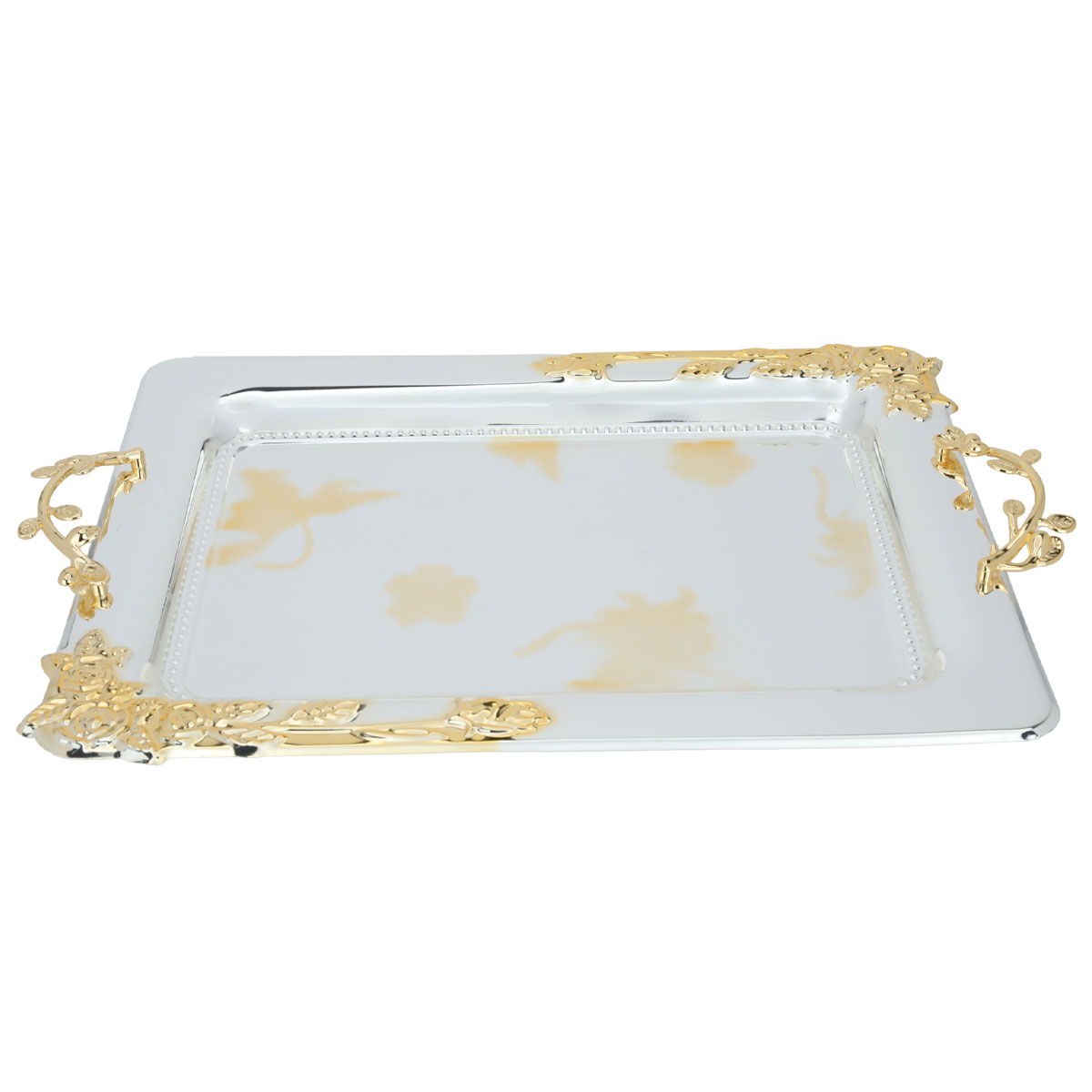 طقم طوفريات استيل السيف غاليري، 3 قطع - فضي ذهبي product image