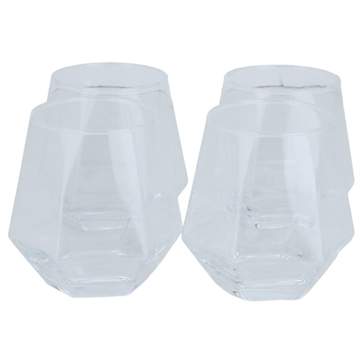 Jake set with Al Saif Gallery glass cups, 5 pieces - transparent product image 3