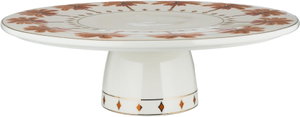 ستاند تقديم بورسلان السيف غاليري، 32x32x9.5 سم، قاعدة، دائري - ابيض ملون product image 2