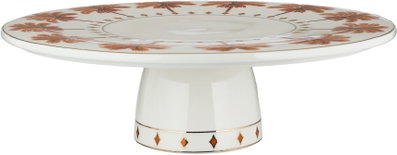 ستاند تقديم بورسلان السيف غاليري، 32x32x9.5 سم، قاعدة، دائري - ابيض ملون product image 2