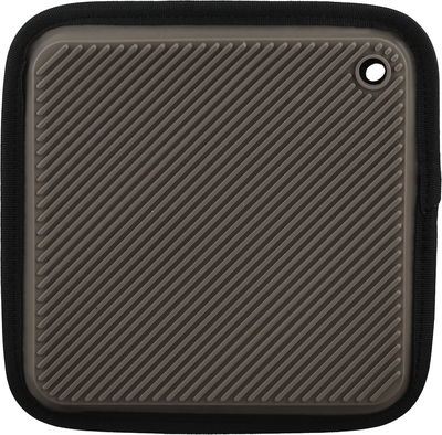 مساكة سيليكون السيف غاليري، مربع، 18x18 سم - اسود كابتشينو product image 2