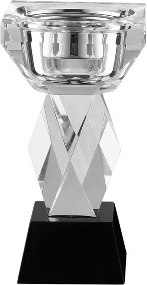 مبخرة زجاج السيف غاليري، 9x9x16 سم - شفاف اسود product image