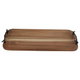طوفرية خشب بيد استيل أسود السيف غاليري، 47x20x2 سم، مستطيل - بني غامق product image 3