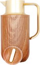 Everest Laura Thermos, golden handle, 1.6 liters, thermal glass inner shell, plastic outer shell - brown product image 3