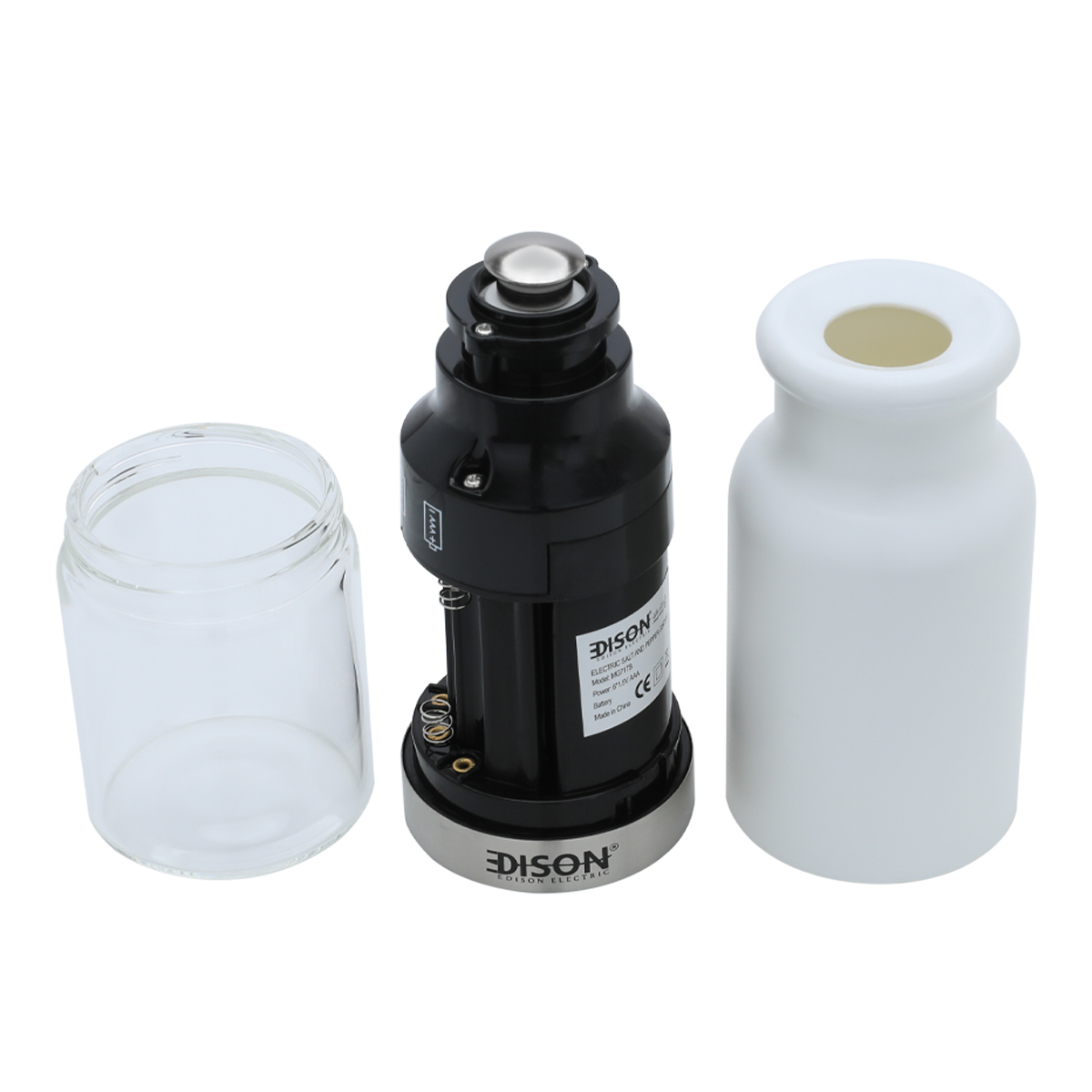 Edison Spice Grinder, 3.6 Watt, 60 ml, Battery - White product image 4