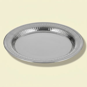 Al Saif Gallery Stainless Steel Tray, 40 cm, Engraved - Silver product image