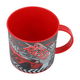 Al Saif Gallery plastic cup, 280 ml, racing car drawing, handle - red product image 2