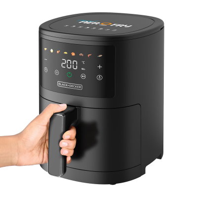 قلاية هوائية بلاك اند ديكر، 1500 واط، 3.5 لتر، 8 برامج، AF3500-B5 - اسود product image 4