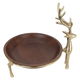 وعاء تقديم خشب السيف غاليري، 29×29×13 سم، دائري، قاعدة - بني خشبي product image 2
