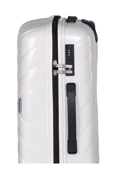 طقم شنط سفر بولي بروبيلين ليمرا، 3 مقاسات، 4 عجلات، LMA-1924 - ابيض product image 5