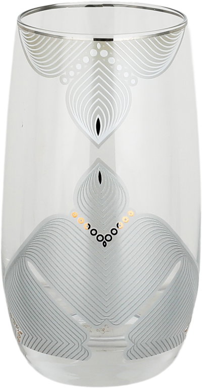طقم سفرة بورسلان السيف غاليري، 61 قطعة، نقوشات فضي - أبيض product image 3