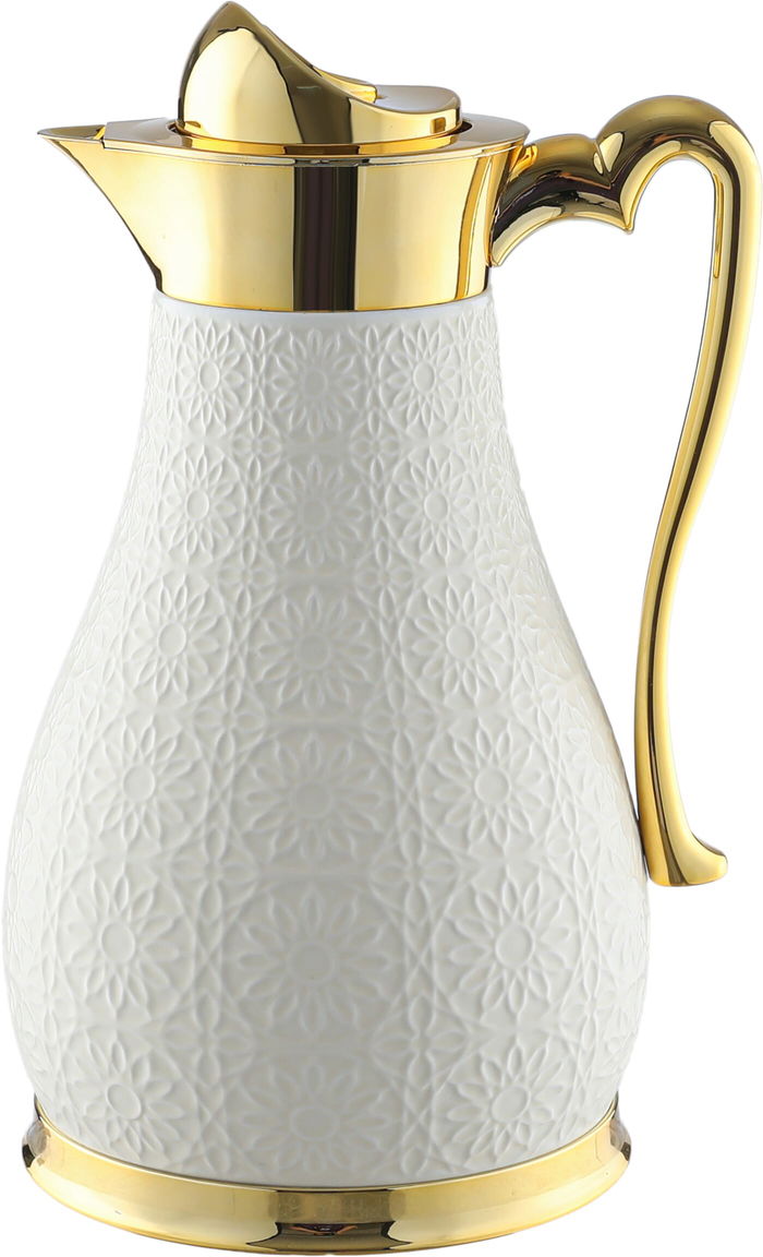 Al Saif Gallery porcelain tea and coffee serving set, decorated with gold, 52 pieces - beige product image 5