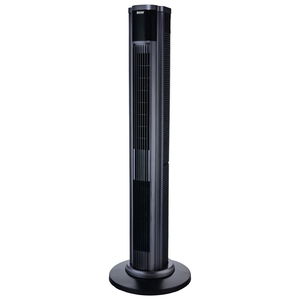 مروحة مع دفاية إديسون ، 2200 واط، 3 سرعات تبريد - أسود product image 1