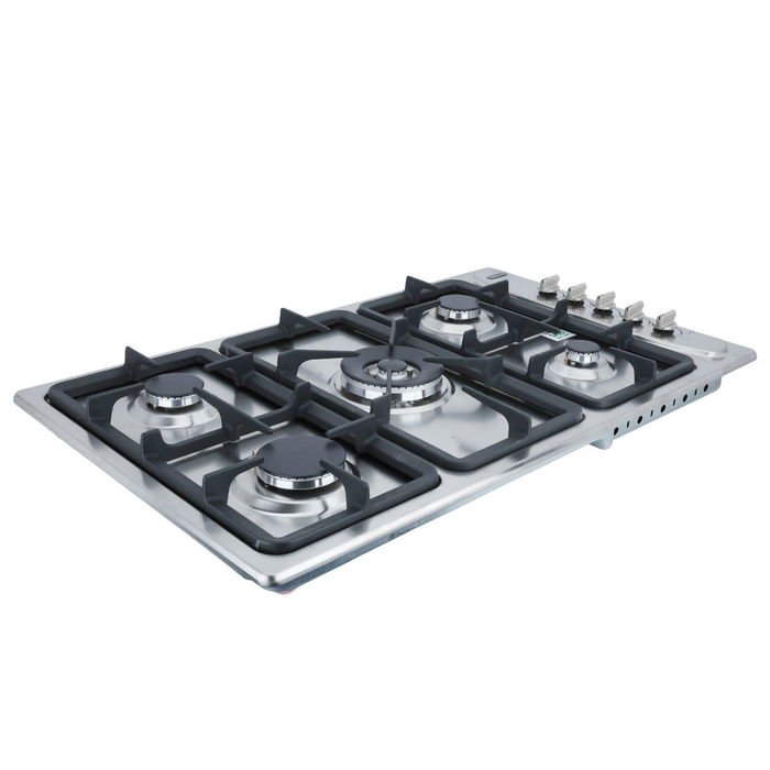 Kelvinator Jah166Kl2G9S005 Built-In Gas Stove, 5 Burners, 90 X 50 Cm - Silver product image 2