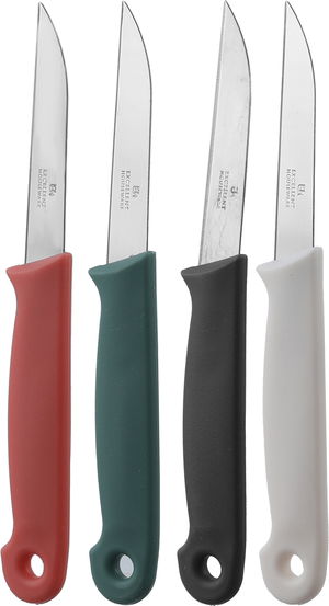 طقم سكاكين ستاينلس استيل إكسلنت هاوس وير، 16 سم، 4 قطع - متعدد الألوان product image